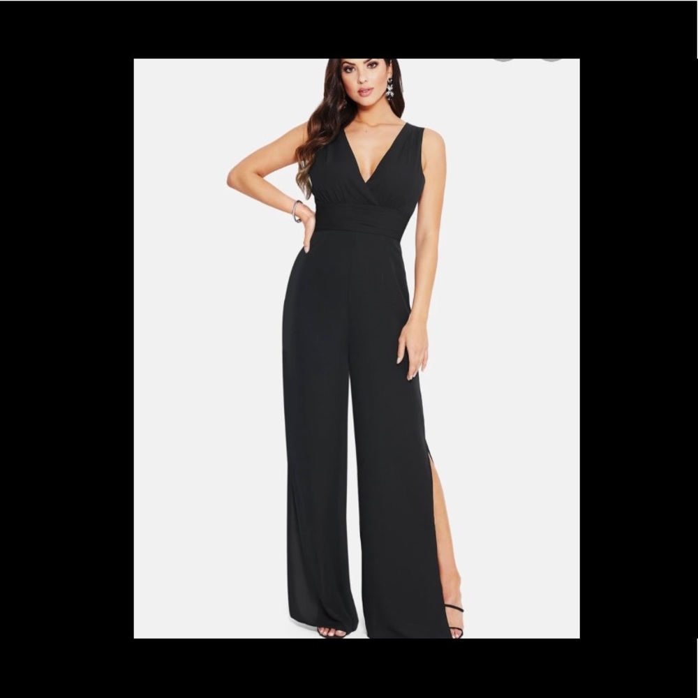Bebe black jumpsuit